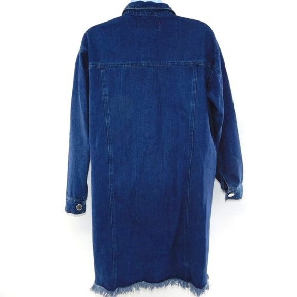 ASOS "The WhitePepper" Long Denim Jacket/Dress - Picture 6 of 9